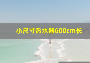 小尺寸热水器600cm长