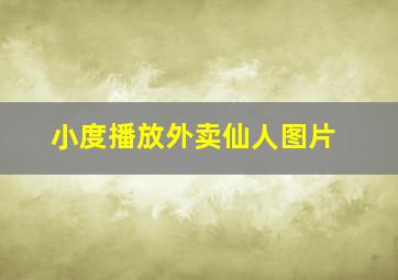 小度播放外卖仙人图片