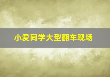 小爱同学大型翻车现场