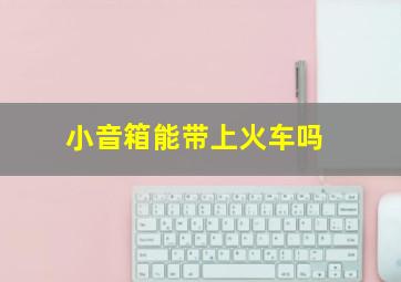 小音箱能带上火车吗