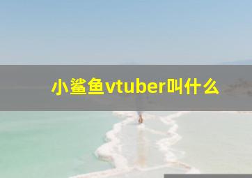 小鲨鱼vtuber叫什么