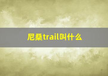 尼桑trail叫什么