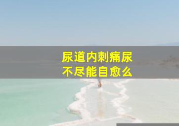 尿道内刺痛尿不尽能自愈么