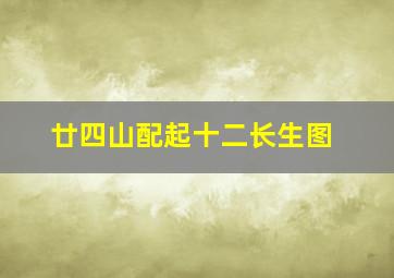 廿四山配起十二长生图