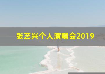 张艺兴个人演唱会2019