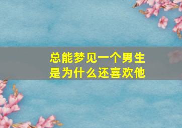 总能梦见一个男生是为什么还喜欢他