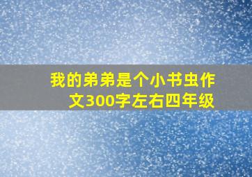 我的弟弟是个小书虫作文300字左右四年级