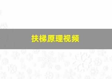 扶梯原理视频