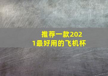 推荐一款2021最好用的飞机杯