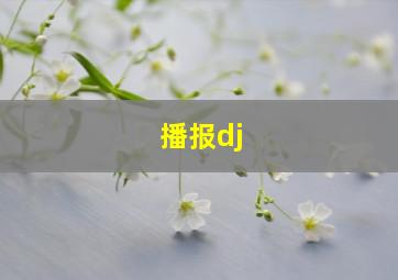 播报dj