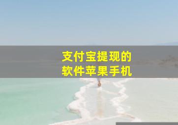 支付宝提现的软件苹果手机