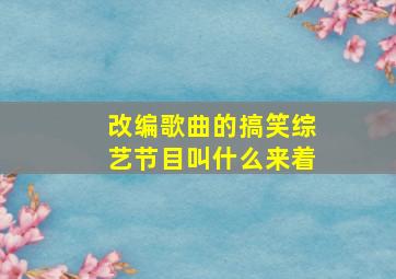 改编歌曲的搞笑综艺节目叫什么来着