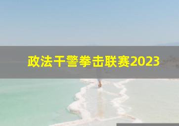 政法干警拳击联赛2023