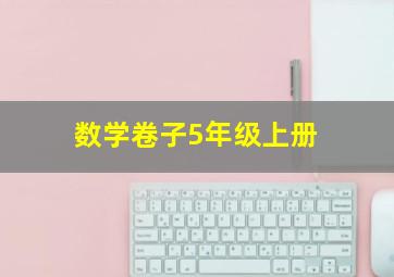 数学卷子5年级上册