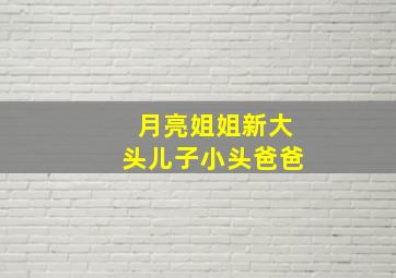 月亮姐姐新大头儿子小头爸爸