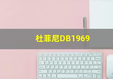 杜菲尼DB1969