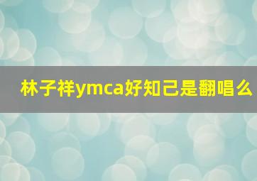 林子祥ymca好知己是翻唱么