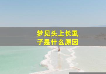 梦见头上长虱子是什么原因