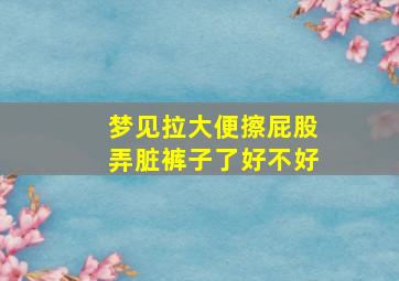 梦见拉大便擦屁股弄脏裤子了好不好