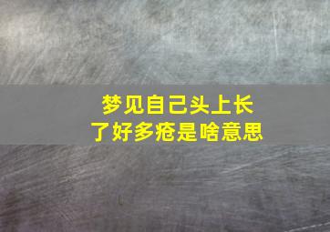 梦见自己头上长了好多疮是啥意思