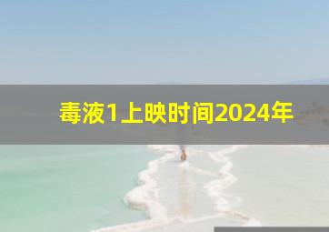 毒液1上映时间2024年