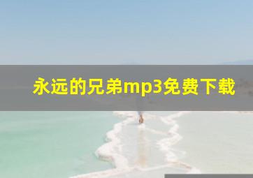 永远的兄弟mp3免费下载