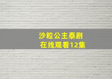 沙粒公主泰剧在线观看12集