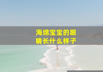 海绵宝宝的眼睛长什么样子