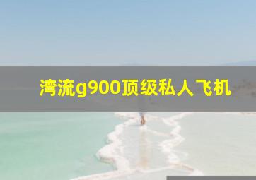 湾流g900顶级私人飞机