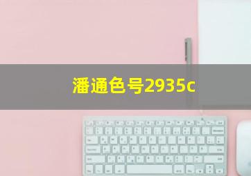 潘通色号2935c