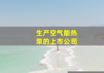 生产空气能热泵的上市公司