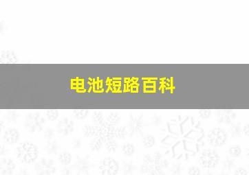 电池短路百科