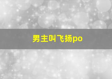 男主叫飞扬po