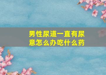 男性尿道一直有尿意怎么办吃什么药