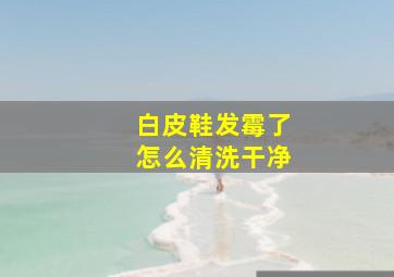 白皮鞋发霉了怎么清洗干净