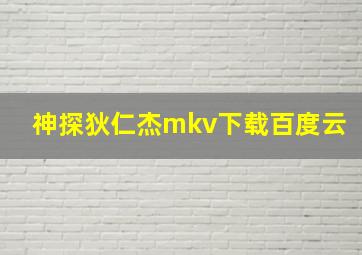 神探狄仁杰mkv下载百度云