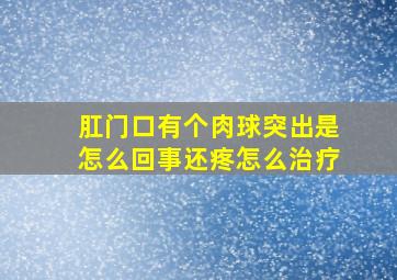 肛门口有个肉球突出是怎么回事还疼怎么治疗