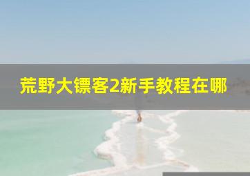 荒野大镖客2新手教程在哪