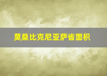 莫桑比克尼亚萨省面积