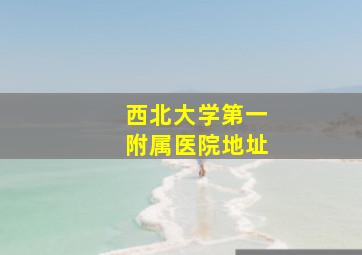 西北大学第一附属医院地址