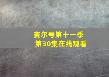 赛尔号第十一季第30集在线观看