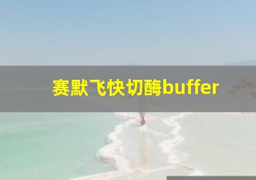 赛默飞快切酶buffer