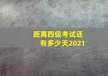 距离四级考试还有多少天2021