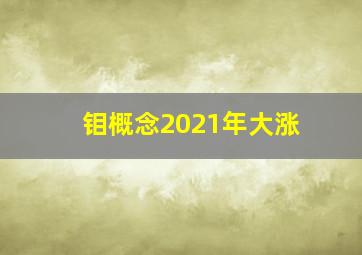 钼概念2021年大涨