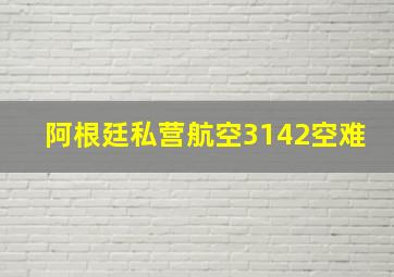 阿根廷私营航空3142空难