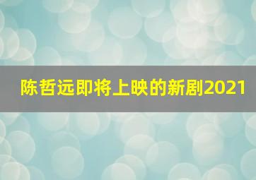 陈哲远即将上映的新剧2021