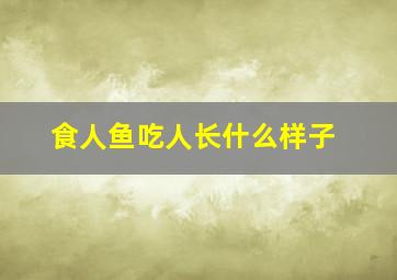 食人鱼吃人长什么样子