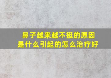 鼻子越来越不挺的原因是什么引起的怎么治疗好